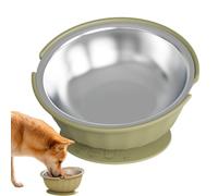 Slanted Dog Bowl 15° Non-Slip Stainless Steel Pet Feeding Bowl