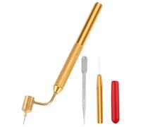 Slanting Paint Pen - Applicator Precision Pens, Fines Lines Marker, Brass Construction Lightweight Comfortable Grip | Suitable Ideal Model Repair Craft Hobbyist Home Garage Automotive Access