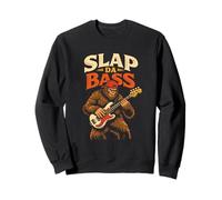 Slap Da Bass Sasquatch Guitare Basse Amusante Musicien Sweatshirt