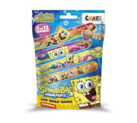 Slap Snap Bands Bracelet à collectionner pour enfants avec motifs de Bob l'éponge, 12 modèles à collectionner, 16 cm, Silicone