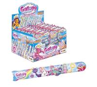 Slap Snap Bands Craze, écran de 24 bracelets à collectionner pour enfants avec motifs de Galupy Mermaid, 12 modèles à collectionner, 16 cm, Silicone, Pas de gemme