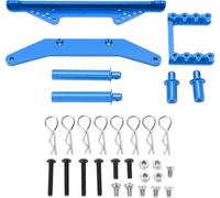 Slash Body Mount Montage Léger Durable Facile à installer Coque de voiture à distance pour TRAXXAS 2WD 1/10Blue