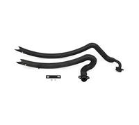 Slash Cut Système D'échappement Tuyau Déflecteur Glisser Tuyaux Avec Silencieux Silencieux Amovibles Pour V Star Pour Dragstar 1100 XVS1100(Black)