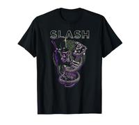 Slash Snake Guitar Purple T-Shirt