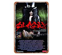 Slash with Myles Kennedy (2010) Plaque en métal 20,3 x 30,5 cm Décoration murale vintage rétro