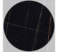 Slate Lazy Sus pour La Table à Manger Marbre Lazy Sus pour Le Comptoir Plateau Tournant Les Motifs De L’Assiette De Service Rotative Peuvent Varier, G Matte, Ø 80cm/31.5in