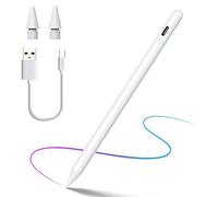 SLAUNT Stylet pour iPad Active Stylet compatible avec iPad (2018-2022), iPad Pro 11/12,9", iPad 6/7/8, iPad Air/Mini Palm Rejet Inclinable