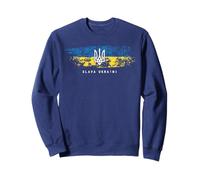 Slava Ukraini Chemise Ukraine Zelensky Ukrainien Tryzub Sweatshirt