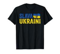 Slava Ukraini Gloire à l'Ukraine, je soutiens l'Ukraine T-Shirt