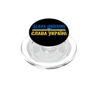 SLAVA UKRAINI Glory to Ukraine Stand avec UKR Strong PopSockets PopGrip pour MagSafe