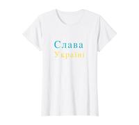Slava Ukrainienne Gloire de l'Ukraine ukrainien Bleu Jaune T-Shirt Graphique avec Valeur