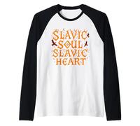Slavic Soul Heart Fire Pagan Spirit Folk Pride Manche Raglan
