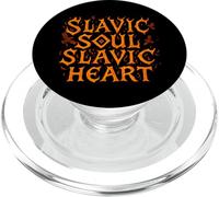 Slavic Soul Heart Fire Pagan Spirit Folk Pride PopSockets PopGrip pour MagSafe