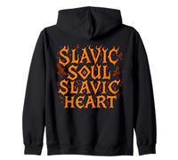 Slavic Soul Heart Fire Pagan Spirit Folk Pride Sweat à Capuche