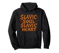 Slavic Soul Heart Fire Pagan Spirit Folk Pride Sweat à Capuche