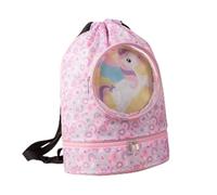 SLAXJNE 1 Pièce Sac De Séparation Humide Et Sec, Sac Mignon pour Filles, Sac À Dos pour Filles, Sac De Sport, Sac Étanche, Sac pour Enfants, Sac À Dos De Ballet