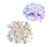SLAXJNE 100Pcs Confettis Élément Marin Et Confettis Ronds 10G, Accessoires De Fête, Décorations De Fête, Confettis, Confettis De Décoration De Lieu, Confettis De Décoration Cadeau