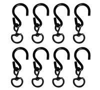 SLAXJNE 8 Pièces Pot De Fleur Suspendu, Crochet Rotatif, Boucle À Crochet, Crochet pour Panier Suspendu, Crochet Rotatif, Panier Suspendu en Métal, Crochet pour Panier De Fleurs Suspendu