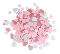 SLAXJNE Confettis Décoratifs en Forme De Cœur, 15G, Décoration De Fête De Mariage, Confettis Scintillants, Décoration De Table