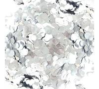 SLAXJNE Confettis Ronds Argentés 50G, Confettis De Décoration D'Anniversaire, Paillettes De Décoration De Fête, Remplissage De Ballons, Adaptés Aux Anniversaires, Fêtes