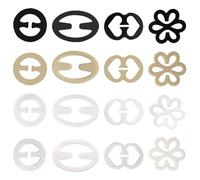 SLAXJNE Lot de 16 Clips pour Bretelles De Soutien-Gorge, Boucles Antidérapantes pour Bretelles De Soutien-Gorge, Clips De Fixation pour Bretelles De Soutien-Gorge, Accessoires pour sous-Vêtements