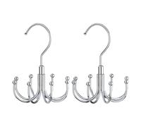 SLAXJNE Lot De 2 Patères, Patères Multifonctions, Crochets De Rangement pour Armoire, pour Suspendre Sacs À Dos, Cartables, Foulards, Ceintures Et Cravates.