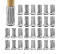 SLAXJNE Lot de 28 Housses De Chaise Tricotées, Protège-Pieds De Chaise, Couvre-Pieds De Chaise Ronds, Protecteurs De Sol pour Pieds De Chaise, Couvre-Pieds De Chaise en Feutre