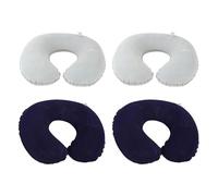 SLAXJNE Lot De 4 Oreillers Gonflables pour Le Cou, Oreiller De Voyage Gonflable, Oreiller D'Extérieur Pliable, Oreiller en Forme De U, Oreiller pour Le Sommeil, Oreiller Cervical Imperméable.