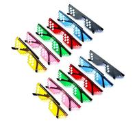 SLAXJNE Pack De 12 Lunettes, Lunettes De Soleil Drôles, Lunettes De Soleil Drôles, Lunettes De Soleil Pour Fête, Lunettes De Fête, Lunettes De Soleil Cool