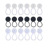 SLAXJNE Pack De 18 Boutons D'Extension De Chemise, Extensions De Col De Chemise pour Homme, Raidisseurs De Col De Chemise, Extensions De Col, Extensions De Boutons De Jeans