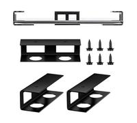 SLAXJNE Support pour Ordinateur Portable 1 Pièce sous Le Bureau, Rangement sous Le Bureau, Support pour Clavier