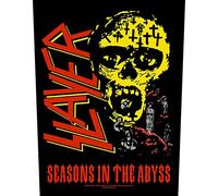 Slayer Back Ecusson Seasons In The Abyss Band Logo Nouveau Officiel Noir 36Cm X Size One Size