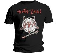 Slayer - "Haunting The Chapel" T-shirt Homme/Femme Unie RO1494 (S) (Noir)