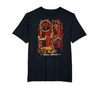 Slayer Hell Awaits Anniversary Cover T-Shirt, Homme Grandes Tailles, Noir, 6X Tall