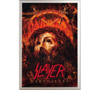 Slayer - Poster - Repentless Killogy + cadre interchangeable, Shinsuke® Maxi aluminium argenté, vitre acrylique