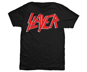 Slayer Red Logo Tom Araya Thrash Metal Officiel T-Shirt Hommes Unisexe (X-Large)