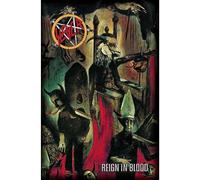 Slayer Reign In Blood Band Logo Nouveau Officiel Textile Flag 70Cm X 106Cm Size One size