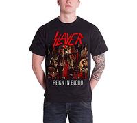 Slayer Reign in Blood (T-Shirt,Schwarz,Größe S)