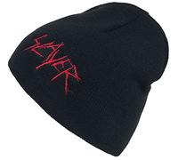 Slayer Scratched Logo Unisexe Bonnet Noir 100% Acrylique