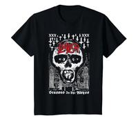 Slayer Seasons in The Abyss Crosses T-Shirt, Enfant, Noir, 6 Ans