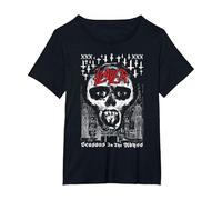 Slayer Seasons in The Abyss Crosses T-Shirt, Femme Grandes Tailles, Noir, 3X