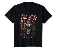 Slayer Slaymerica T-Shirt, Enfant, Noir, 10 Ans