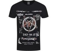 Slayer T-Shirt Haunting 84 Flier Homme Noir - Taille L Noir