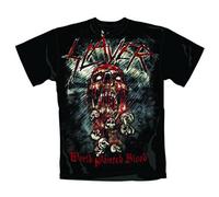 Slayer - T-Shirt # M Black Unisex # World Painted Blood Skull