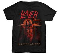 Slayer - T-Shirt # S Black Unisex # Crucifix [Import]