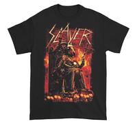 Slayer - T-Shirt # S Black Unisex # Goat Skull [Import]