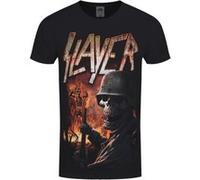 Slayer T-Shirt Silver Torch Homme Noir Noir
