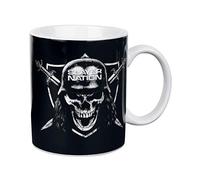Slayer Tasse à café Nation en porcelaine, noire, 8 cm