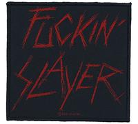 Slayer Slayer Indifférent Patch noir/rouge 100% Polyester