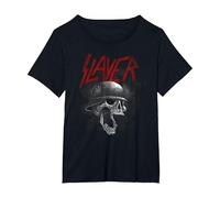 Slayer War Skull Helmet T-Shirt, Femme Grandes Tailles, Noir, 2X